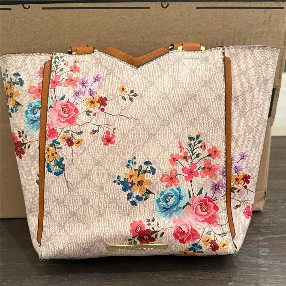 Steve Madden Bjapan Floral Multicolor Tote Bag